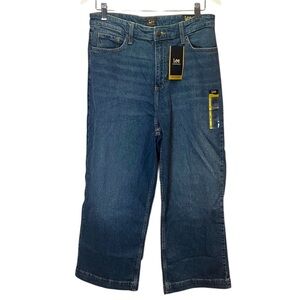 New Lee Women’s Wide Leg Cropped Jeans Size 12M NWT